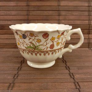 Vintage Vernon Kilns Desert Bloom Footed Tea Cup Coffee Cup CHIP